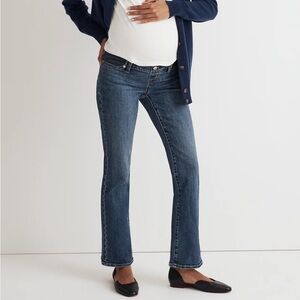 Madewell Maternity Side-Panel Kick Out Crop